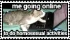 rat going online to do homosexual activities